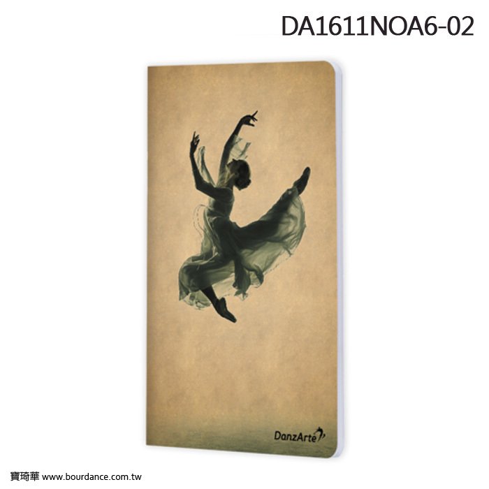 匈牙利DanzArte進口禮品☆DA芭蕾A6筆記本【DA1611NOA6】