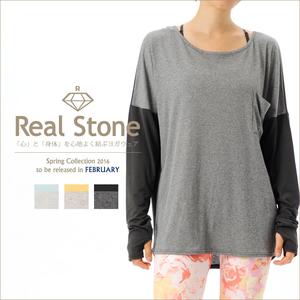RealStone 寬版長袖上衣 3色 【RS-16C219TS】
